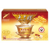 Prince of Peace American Ginseng Root Tea w/Honey, Twin Pack (2 boxes X 18 bags)